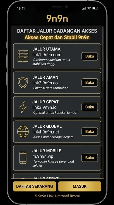 Tampilan link alternatif 9n9n