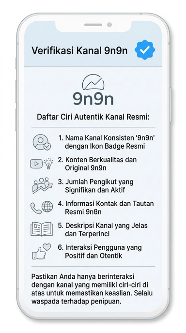 Tampilan kanal resmi 9n9n