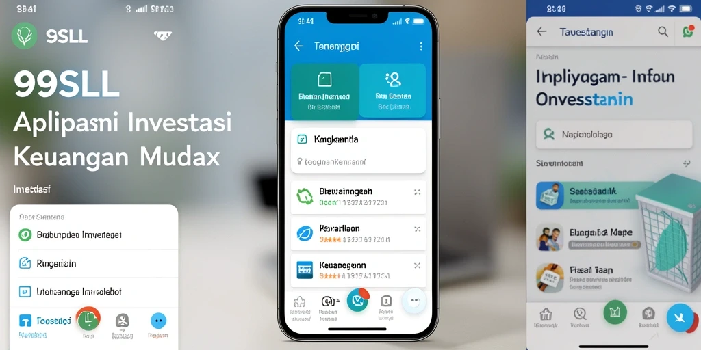 Antarmuka aplikasi 99SLL yang user-friendly untuk investasi.