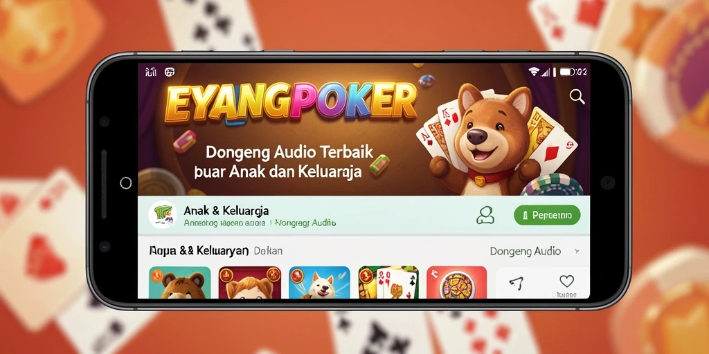 Antarmuka EYANGPOKER menampilkan pilihan dongeng yang menarik dan mudah diakses.