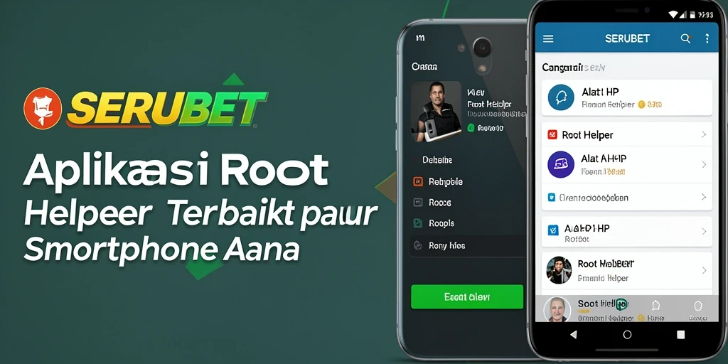 Tampilan antarmuka SERUBET yang intuitif bagi pengguna Root Helper.