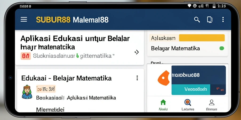 Tampilan antarmuka SUBUR88 yang menarik dan edukatif.